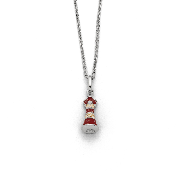 Halskette mit Anhänger Motiv "Leuchtturm"
